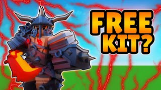 FREE Barbarian Kit  FREE WINS Roblox Bedwars [upl. by Ludwigg]