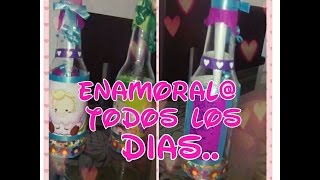 Botellitas decoradas para tu novi  Sofi♥ [upl. by Ashil]