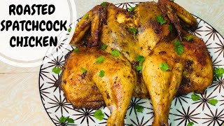 The JUICIEST Spatchcock Chicken Recipe  Perfectly Roasted BBQ Chicken [upl. by Yeo]