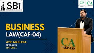 CAF04 BLAW BY SIR ATIF ABIDI IMACT OF NEW SCHEME ON BLAW VERY IMPORTANT [upl. by Norehs721]