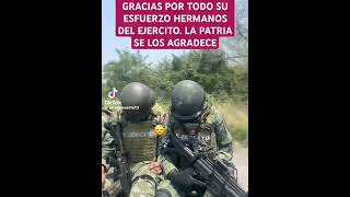 MIEMBROS DEL EJERCITO SON HUMANOS Y TAMBIEN SE CANSAN LA PATRIA SE LOS AGRADECE❤️🇲🇽🙏🏼💪🏼 [upl. by Fitting]