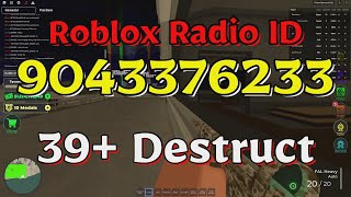 Destruct Roblox Radio CodesIDs [upl. by Rehpotsrhc]