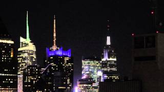 Empire State Building Light Show [upl. by Hippel]