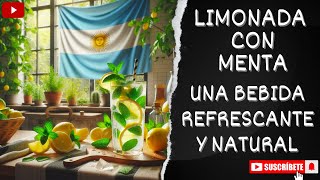 Receta refrescante de Limonada con menta 🍋🍃 [upl. by Aihtennek]