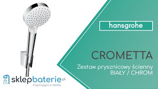 CROMETTA Zestaw prysznicowy ścienny Chrom HANSGROHE 26691400  SklepBateriepl [upl. by Jaf]