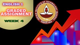 English Week 4 Graded Assignment  IITM BS Online Degree Program  Foundation [upl. by Terrill252]