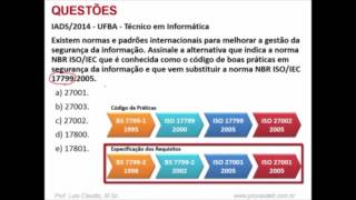 Videoaulas ITnerantes Norma ISOIEC 27001 MDL GSI01  Prof Luis Claudio Aula 03 [upl. by Miarzim]