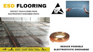 ESD EPOXY FLOORING INSTALLATION CARBON CONDUCTIVE COATING [upl. by Ahsek]