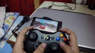 Xbox 360 wireless controller on Android phone [upl. by Aneryc]