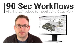 How to align a point cloud to an existing Revit model using CloudWorx  90 Second Workflows [upl. by Acinhoj]