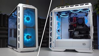 BEST AIRFLOW PC Case Fixes High Temps  COOLER MASTER H500M Review [upl. by Ayerim643]