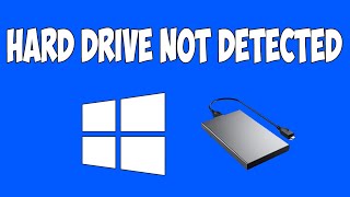 How To Fix External Hard Drive not showing up or detected in Windows 10 [upl. by Attennod]