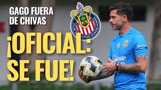 🚨 ¡ULTIMA HORA Fernando GAGO está FUERA de CHIVAS Ya es OFICIAL la SALIDA del TÉCNICO 🚨 [upl. by Karylin]