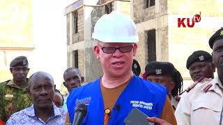 Government spokesman hails the progress of the affordable housing project at Makenji Muranga county [upl. by Ojoj]