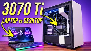 Laptop vs Desktop RTX 3070 Ti  Closer Than You Think [upl. by Muraida]