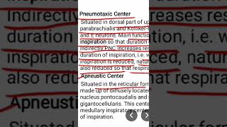 Pneumotaxic and Apneustic centres [upl. by Ocirderf]