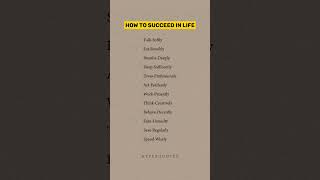 How to succeed in life part2 [upl. by Deutsch]