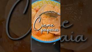 Creme de papaia com apenas 2 ingredientes receitas dicas fit doces saudavel coco saude [upl. by Fisk]