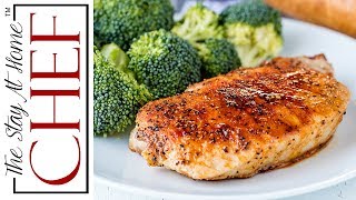 How to Make Easy Baked Pork Chops  The Stay At Home Chef [upl. by Winston325]