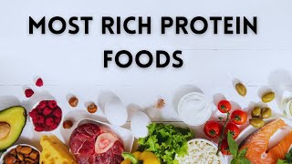 Most rich protein foods on the planet food [upl. by Hirsh]