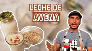 Cómo hacer LECHE de AVENA 🥛 ¡Fácil 😋  Edgardo Noel [upl. by Ergener]