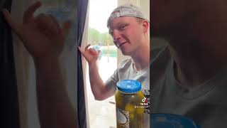 SUPER GLUED PICKLE JAR PRANK [upl. by Pickar]