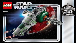 LEGO instructions  Star Wars  75243  Slave I [upl. by Berny559]