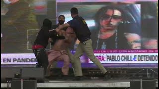 Pablo ChillE es arrestado en Lollapalooza Chile 2022 [upl. by Airednaxela]