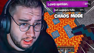 MİNECRAFT AMA CHAT OYUNUMU YÖNETİYOR   2BÖLÜM  MİNECRAFT CHAOS MOD [upl. by Halyhs]