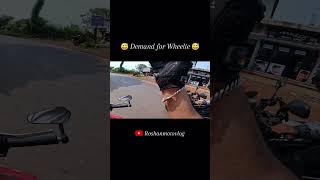 Demand Wheelie on Benelli 600i😅😅😅 [upl. by Auqenet897]