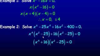 Polynomial Equations Part 1 [upl. by Beutner313]