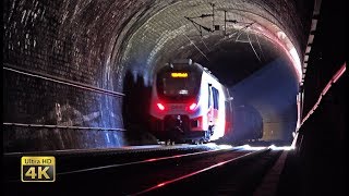 SEMMERINGBAHN Tunnels galleries bridges  Scenery mountain railway 4K [upl. by Klingel]