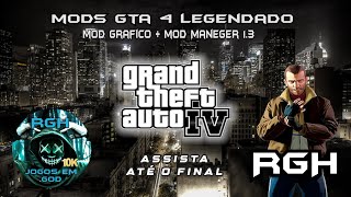 GTA 4 COM MOD GRAFICO E MOD MANEGER 13 [upl. by Lancelot]