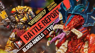 Blood Angels vs Tyranids  BLOOD SCENT 1  2ND EDITION Warhammer 40K Battle Report [upl. by Maiocco]