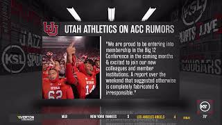 Utah Athletics Releases Statement Shutting Down ACC Rumors [upl. by Pharaoh728]