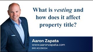 What is Property Vesting and How Does it Affect Property Title [upl. by Odlawso64]