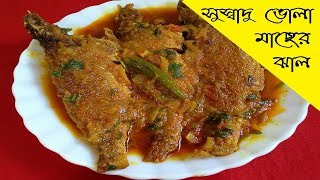 সুস্বাদু ভোলা মাছের ঝাল  Delicious Bhola Macher Jhal Bengali Style  Bhola Fish Curry Recipe [upl. by Aicac848]