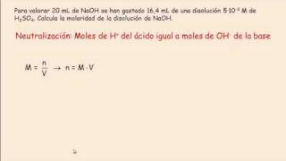 Reacción neutralización ácidobase [upl. by Schwartz]