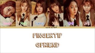 GFRIEND  FINGERTIP Lyrics Color Coded HanRomEng [upl. by Elleinad]