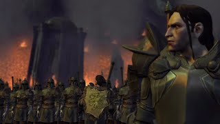 Teyran Loghain abandons the king and Grey Wardens in battle dragonage eagames gaming [upl. by Ernaline]