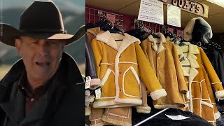 Yellowstone cast gets their sheepskin coats from this shop [upl. by Attem]