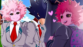 ♥ THANKS TOKOYAMI ♥  Mina x Tokoyami MHA Comic Dub [upl. by Ainoda]