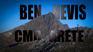 Ben Nevis Wild camping via the CMD Arete [upl. by Nnednarb]