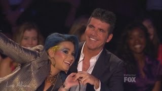 Demi Lovato and Simon Cowell  Funniest moments on The X Factor  Season 3 78 LEGENDADO [upl. by Kerby823]