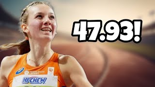 Femke Bol Made A Statement  Paris Olympics  Track And Field 2024 [upl. by Collins543]