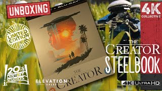 Gareth Edwards’ The Creator 4K UltraHD Bluray steelbook Unboxing [upl. by Ellicul514]