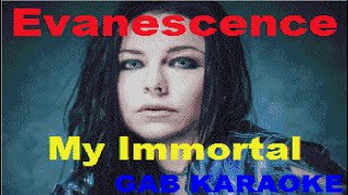 Evanescence  My Immortal  Karaoke Lyrics Instrumental [upl. by Xirtaeb34]