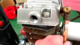 How to turn on a Colman Premium Powermate Air compressor [upl. by Elladine]