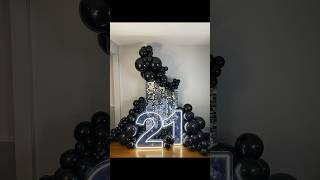 Birthday Backdrop balloons [upl. by Ailes]