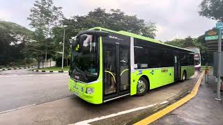 TTS  SG1796T on 858  MAN A22 E6  Departing Bef Seletar Camp G bus stop [upl. by Nyrraf989]